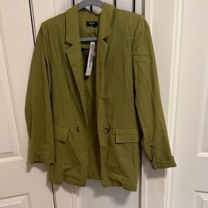 NWT Olive Blazer Jacket